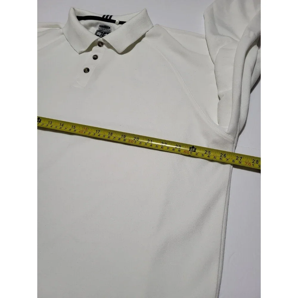(#L3) Adidas Climalite Stretch Long Sleeve SIZE MEN'S 2XL WHITE